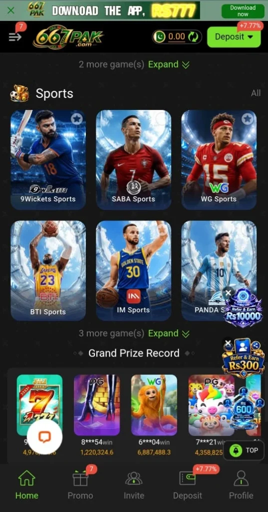 667pak Game APP